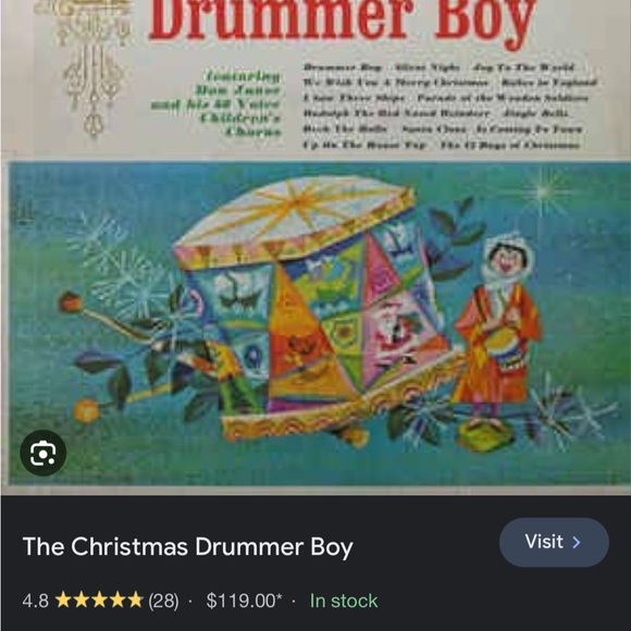 Christmas drummer boy Don Janse and his 60 voice children chorus Record. - Picture 1 of 13